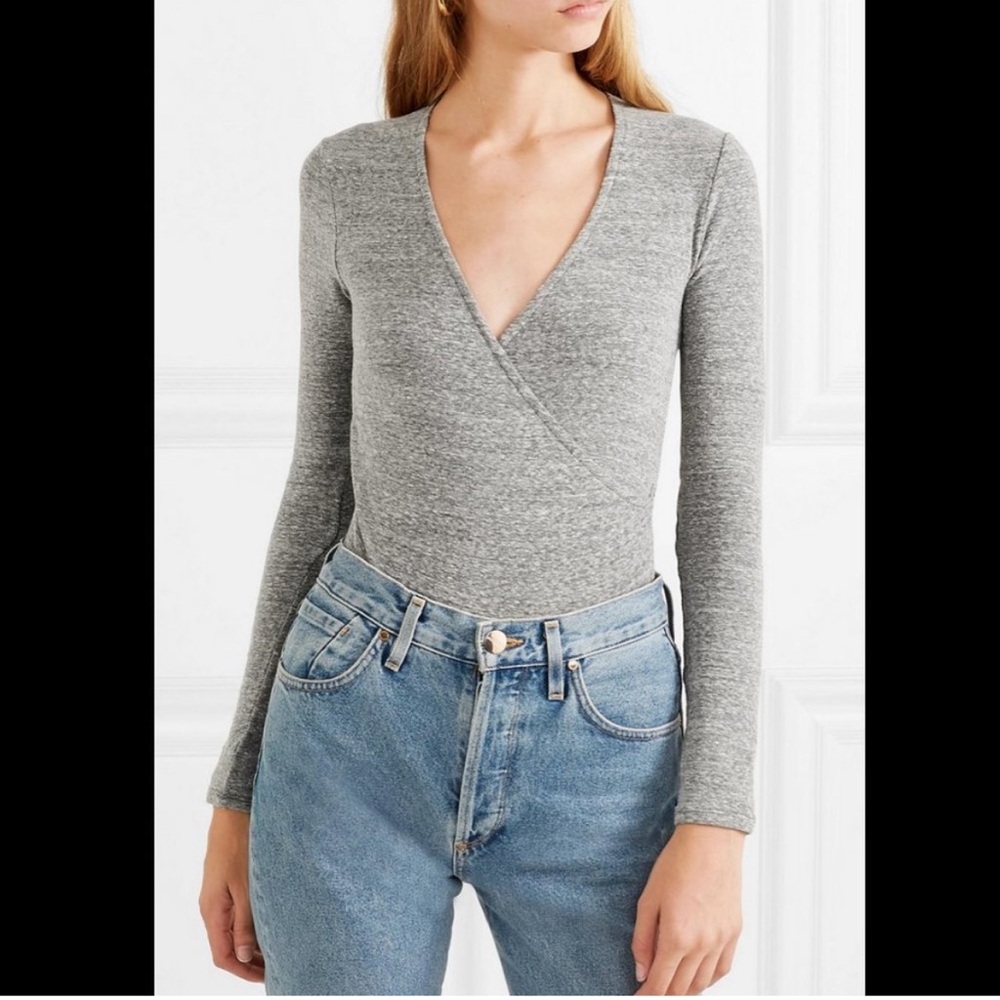 NWT! Madewell Stretch Jersey Thong Bodysuit XXS